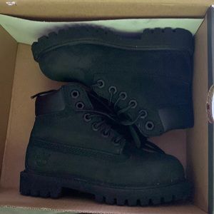 Toddler black timberland